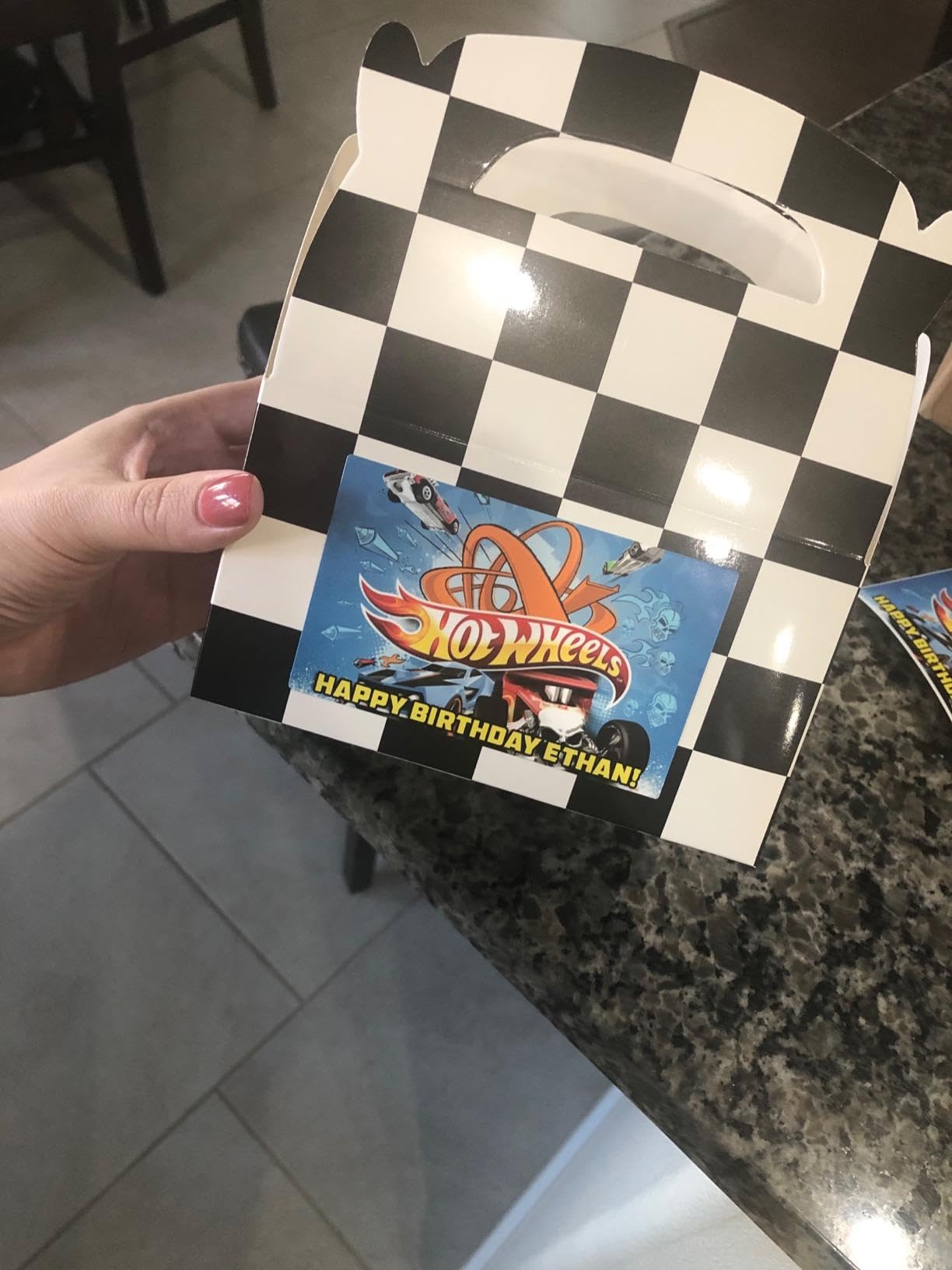 Adorox 24-Piece Checkered Racing Treat Box Set - Race Car Themed Party Favors, Kids Birthday Party Supplies, Gift Boxes, Party Decorations for Boys & Girls - Perfect for Race Car Birthday Parties, Baby Showers & Themed Events