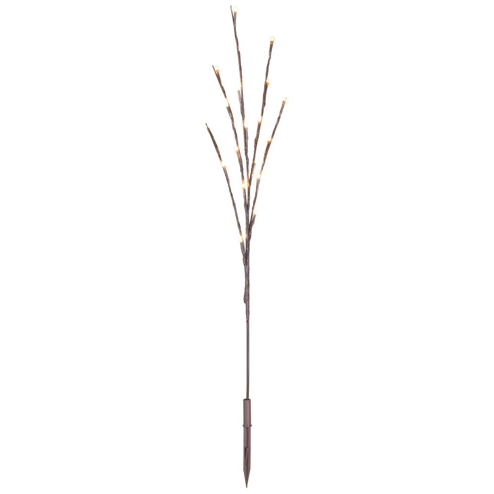 Vickerman X15B601 LED Twig Lights - 50 Warm White Battery Operated Fairy String Lights for Indoor/Outdoor Christmas Tree, Wedding, Party, Garden Decoration