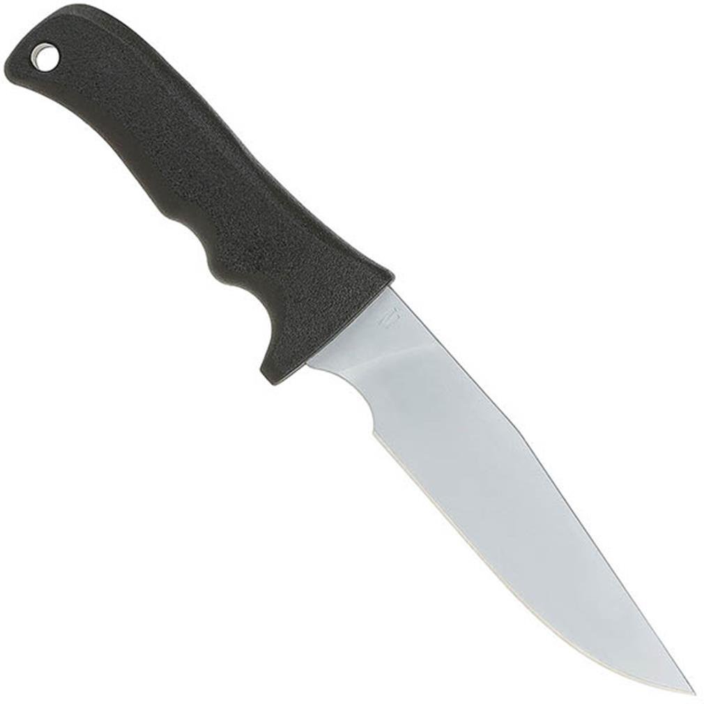MAXPEDITION Medium Long Clip Point Fixed Blade Knife - Plain Edge Survival Knife for Outdoor Camping, Hunting & Bushcraft - Durable Tactical Knife for Hiking, Fishing & Emergency Use