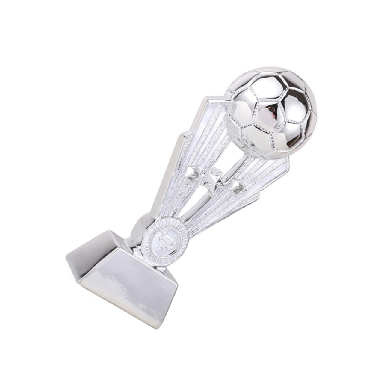 SUPVOX 2 Pack Soccer Trophy Cups - Gold Plastic Sports Awards for Kids, Children's Football Trophies for Tournaments, Championships & School Events - Perfect for Youth Soccer Teams, Coaches & Player Recognition