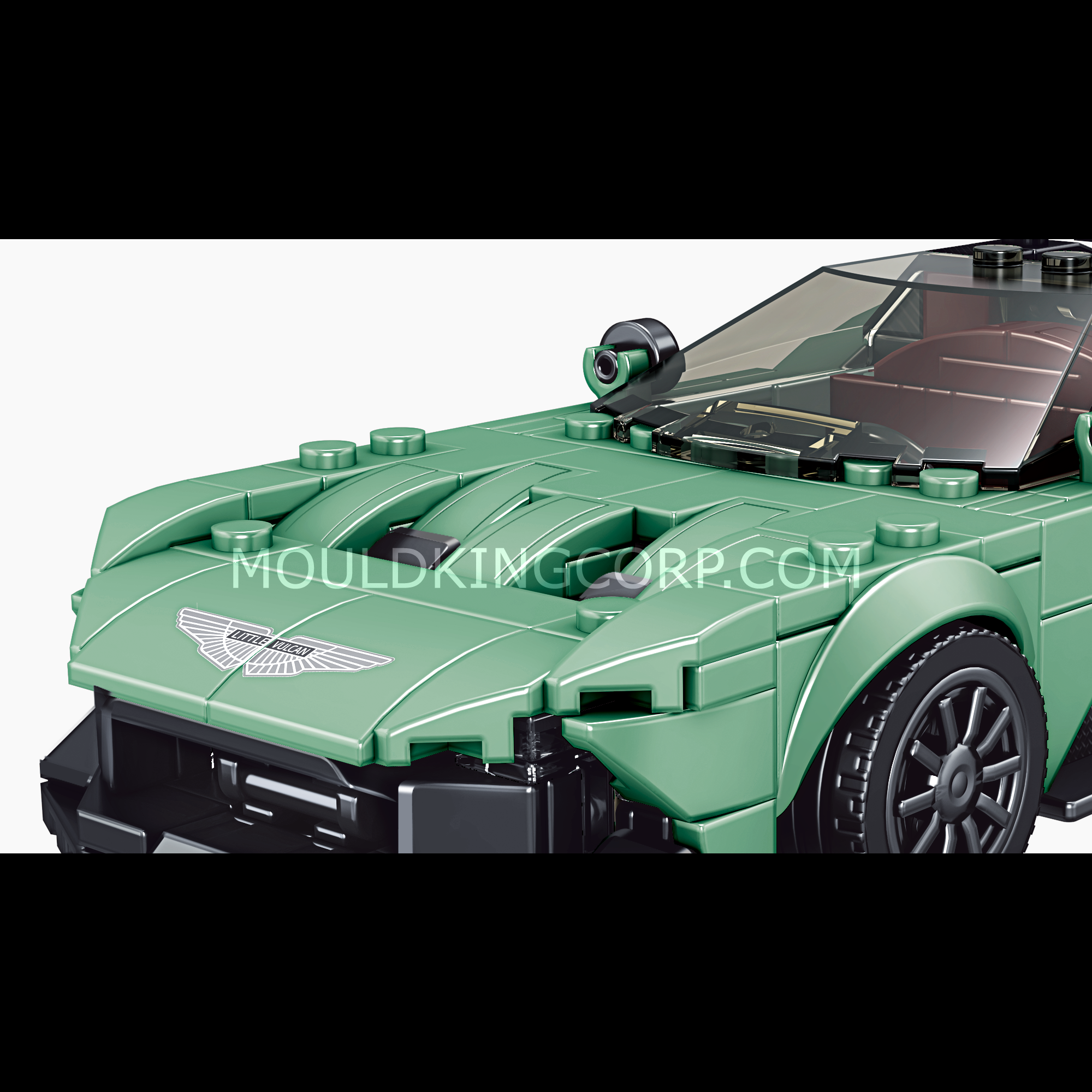 Mould King 27009 Vulcan Supercar Model Building Kit - 369 Piece Sports Car Toy for Adults & Kids - Perfect for STEM Learning, Collectors & Car Enthusiasts