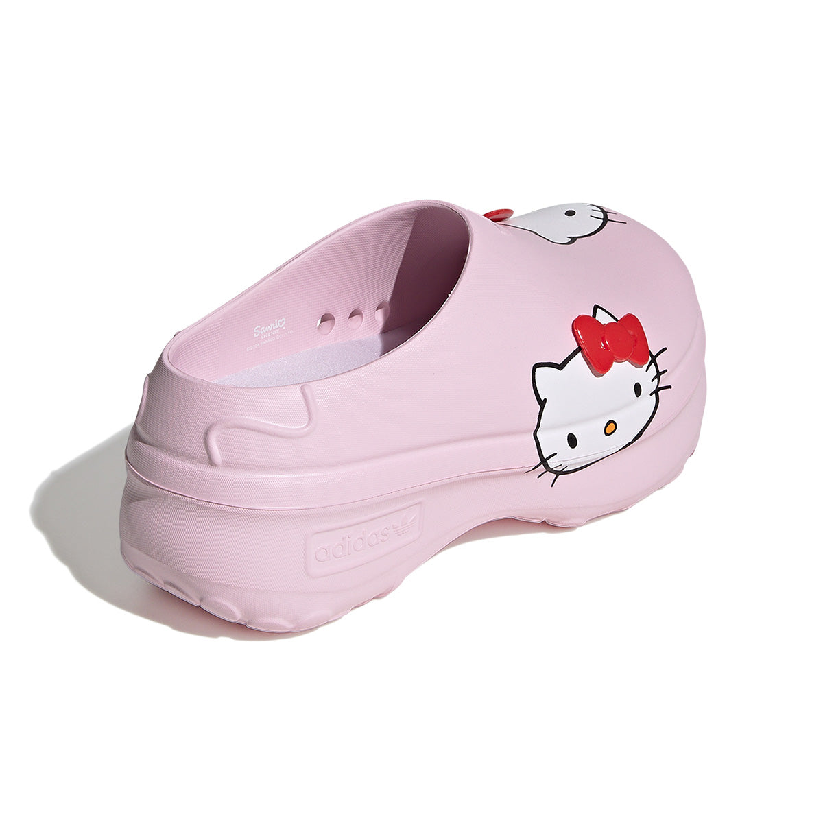 Hello Kitty Women's Adifom Mule Slides - Clear Pink Comfortable House Slippers for Women, Girls | Perfect for Home, Lounge, Dorm & Indoor Use