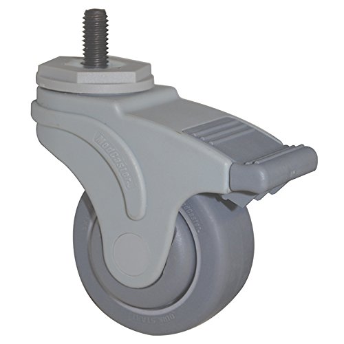 Heavy Duty Replacement Total Lock Casters - 4 Pack Industrial Wheels for Carts, Furniture & Equipment - Perfect for Warehouses, Offices & Home Use