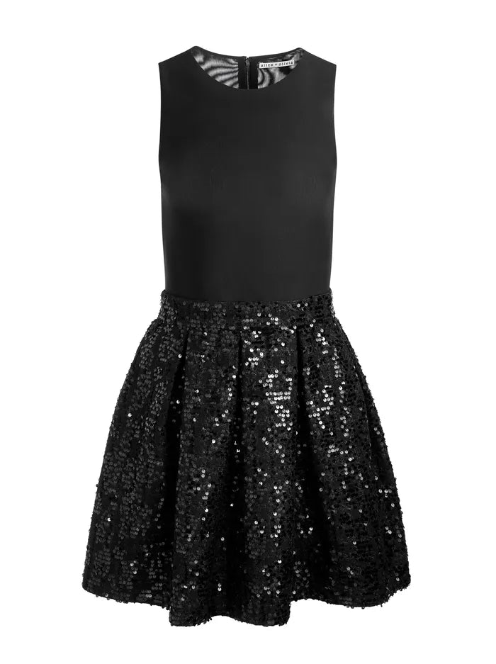 Chara Sleeveless Mini Dress for Women - Sexy Black Party Club Dress for Night Out, Date Night & Summer Vacation