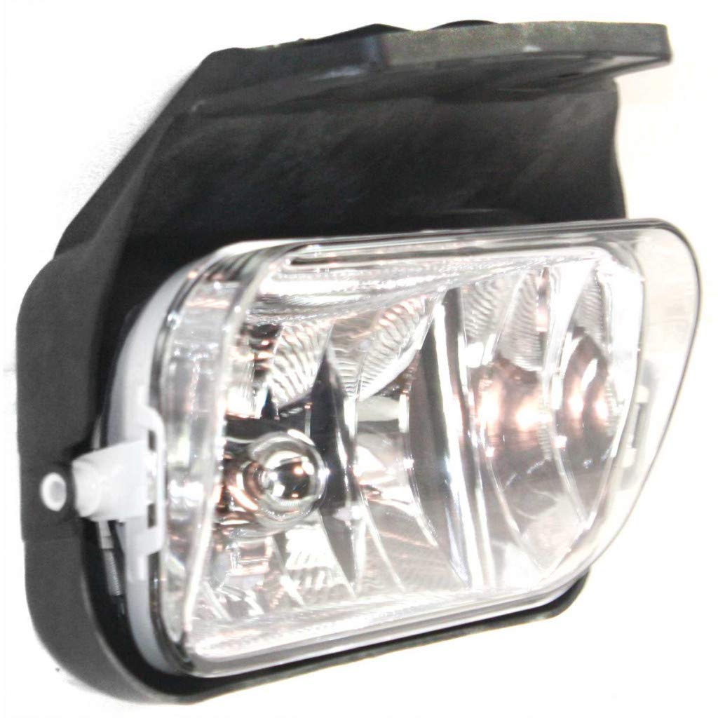 Chevy Silverado 1500 2003-2004 Driver Side Fog Light with Bulbs - CAPA Certified Replacement (GM2592127, GM2592127C, 15190982) - Perfect for Night Driving & Off-Road Adventures