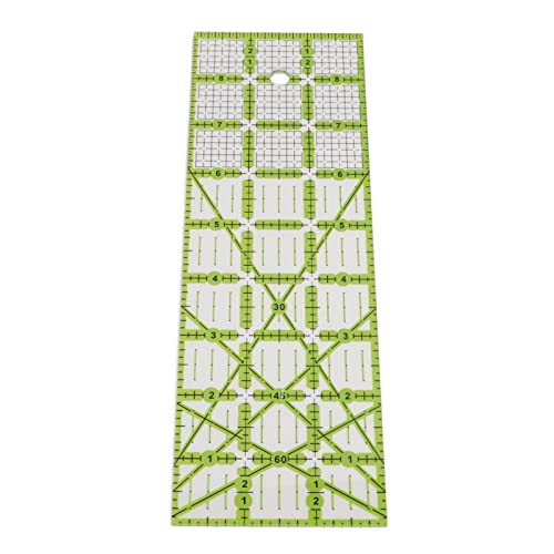 Sturdy Transparent Sewing Ruler - Durable Quilting Templates for DIY & Home Sewing Projects | Perfect for Fabric Measuring, Patchwork & Crafting