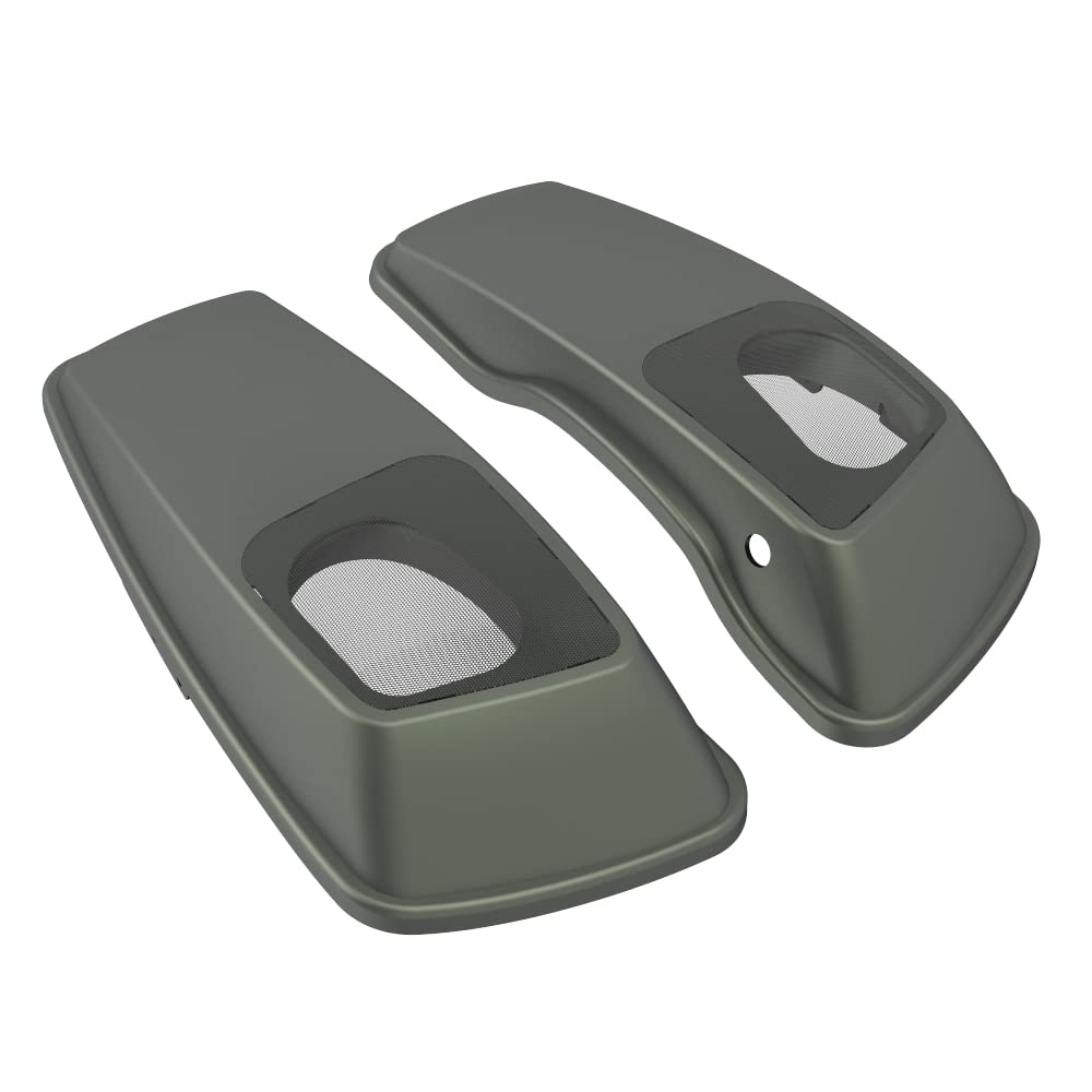 2014+ Harley Davidson Touring 6X9 Saddlebag Speaker Lids - Color Matched Replacement Parts for Enhanced Audio & Style | Perfect for Road Trips & Custom Bike Upgrades
