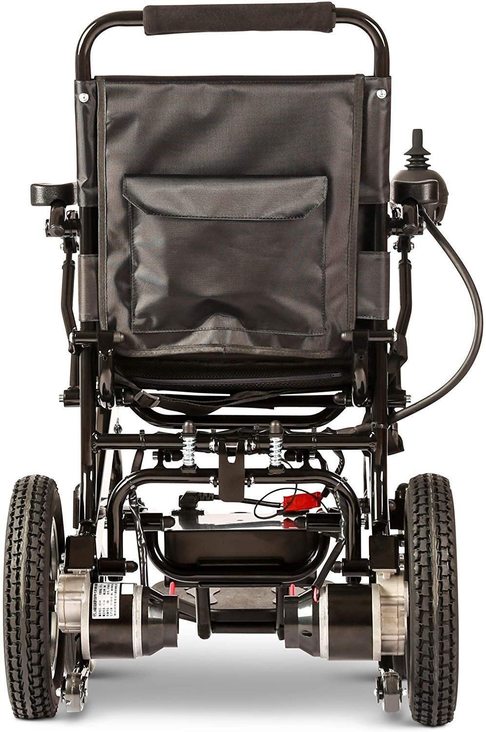 **Foldable Heavy Duty Electric Wheelchair for Adults - FAA Approved Travel Safe Power Wheelchair (Black) | Ideal for Air Travel, Outdoor Mobility & Daily Use**