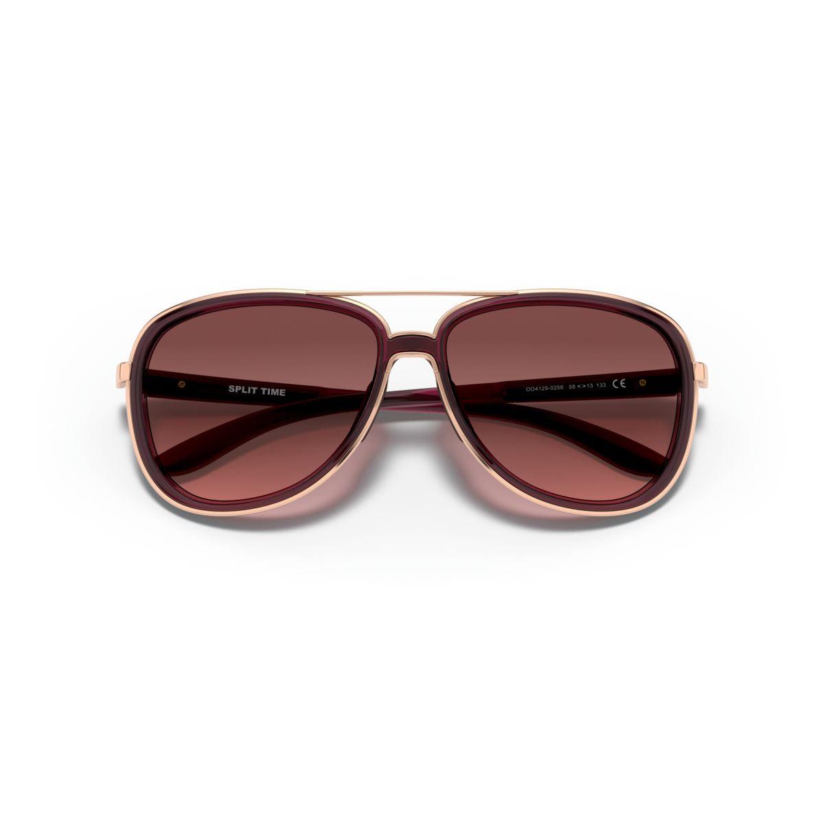 Oakley Split Time Sunglasses - Crystal Raspberry/G40 Black Gradient Lens - 0OO4129 412902 - Perfect for Running, Cycling & Outdoor Sports