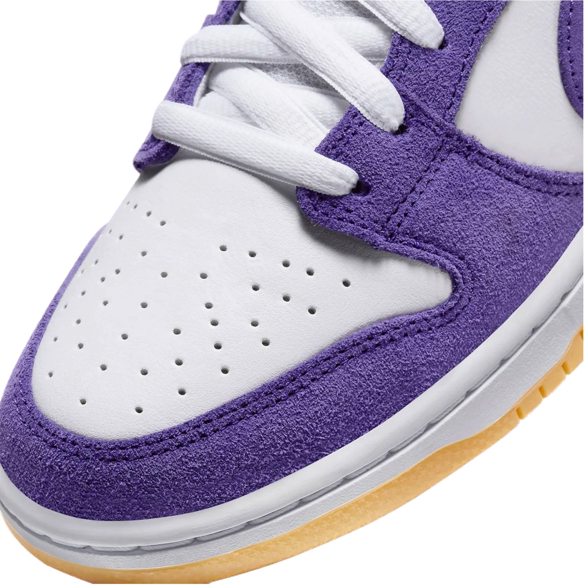 Nike SB Dunk Low Pro ISO Orange Label Court Purple White Gum Light Brown Skateboarding Shoes for Men - Perfect for Streetwear, Skateboarding & Casual Wear