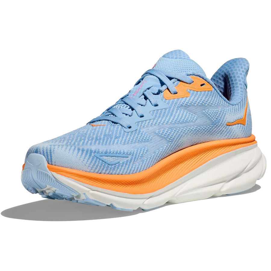 HOKA Women's Clifton 9 Running Shoes - Lightweight Cushioned Sneakers for Road Running, Jogging & Gym Workouts