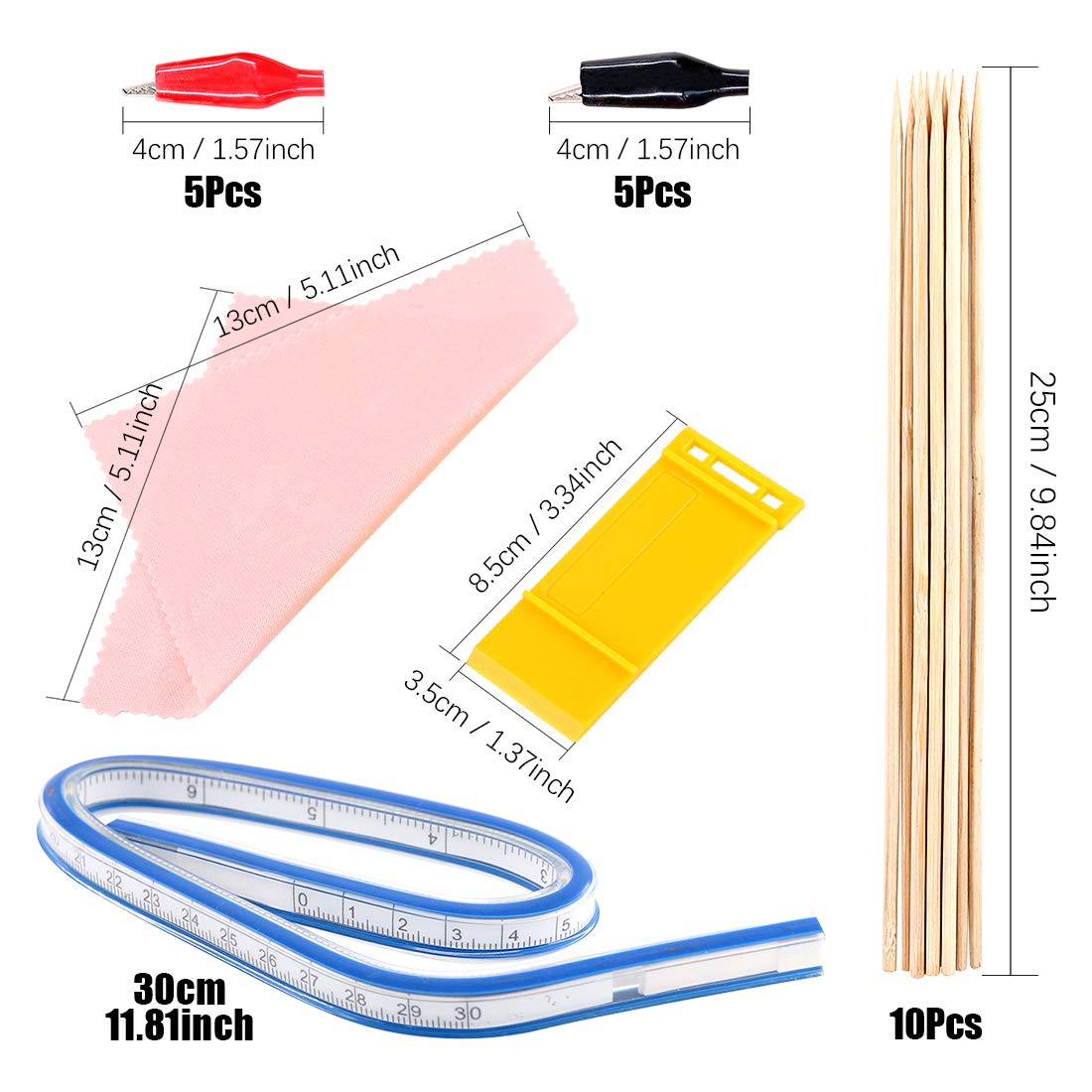 Keadic 87Pcs Gundam Model Tools Kit for Car & Hobby Building