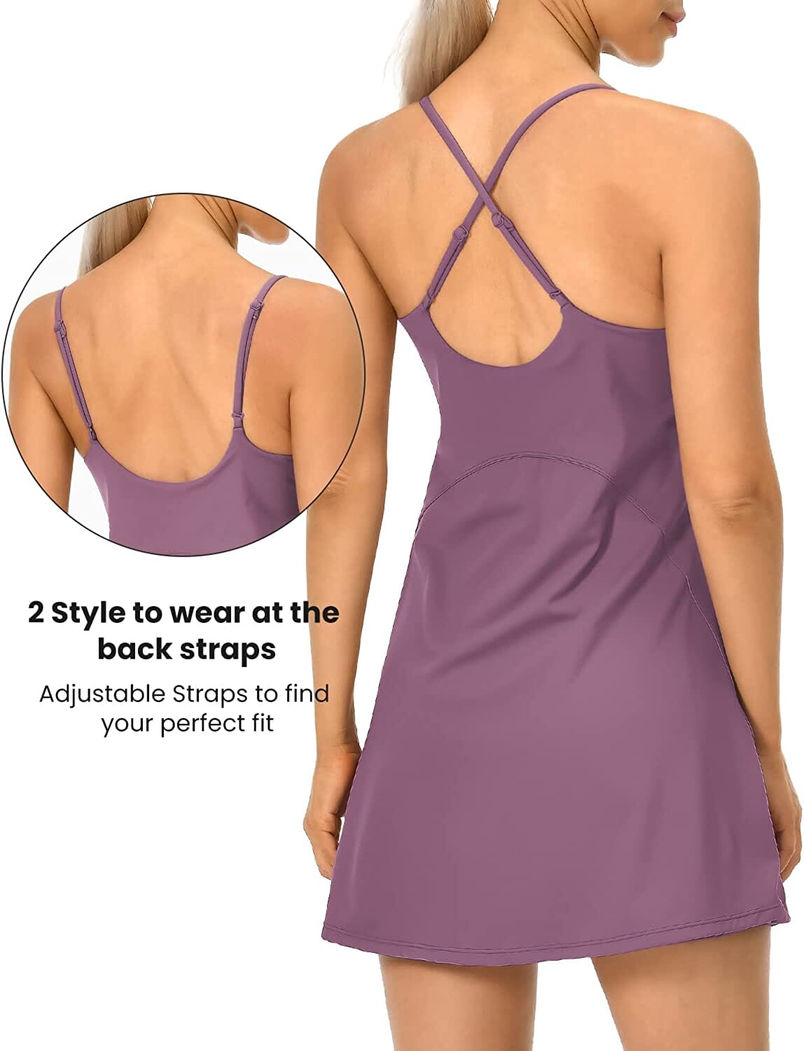 Women's Tennis Dress - Breathable Quick-Dry Sports Dress for Women - Perfect for Tennis, Running, and Gym Workouts