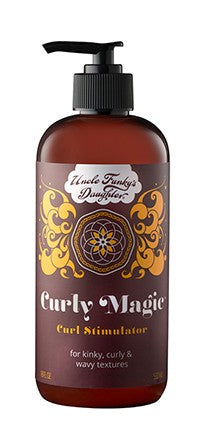 Uncle Funky's Curly Magic Curl Stimulator 18oz - Hydrating Leave-In Conditioner for Natural Curly Hair | Perfect for Daily Moisture & Definition