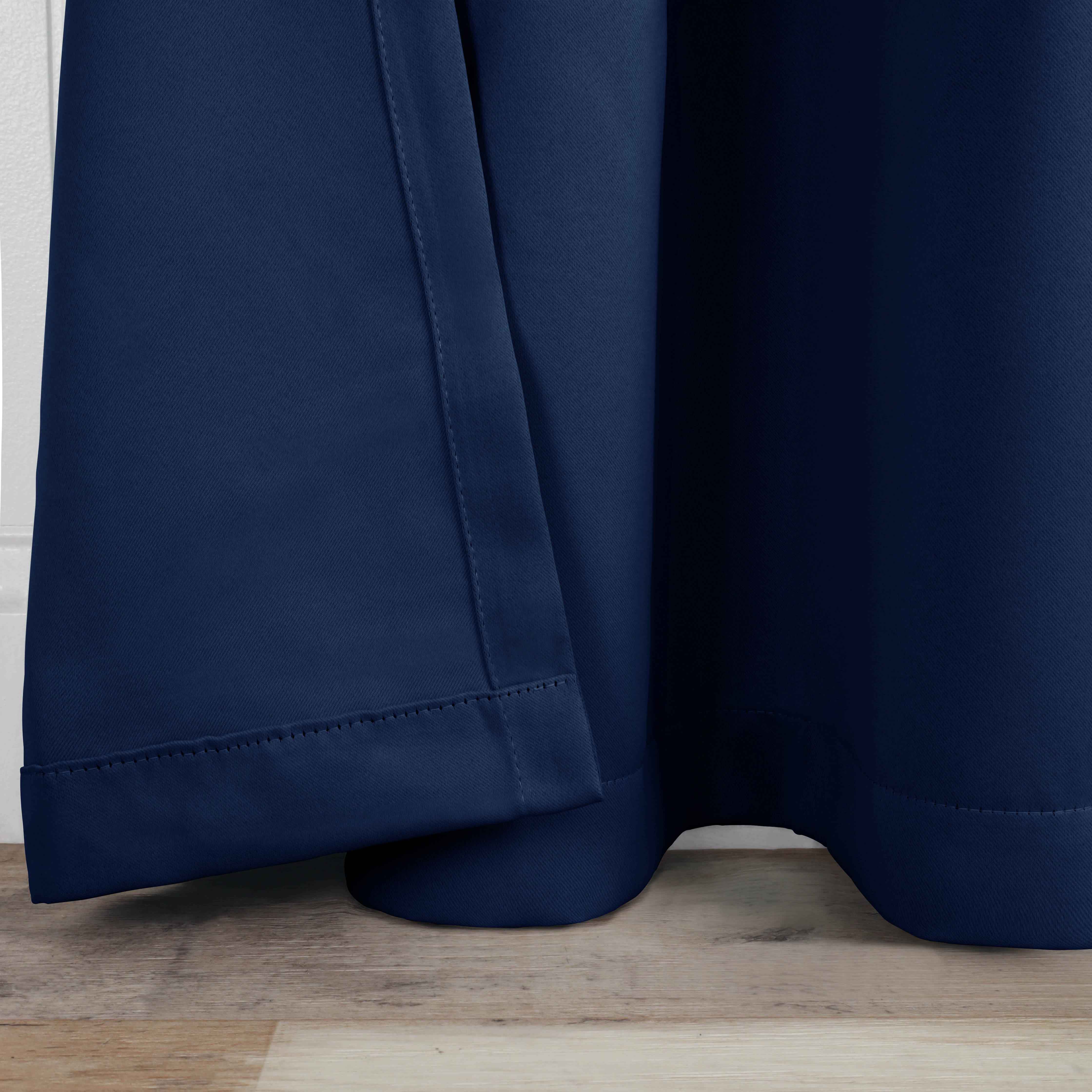 Blackout Curtains for Bedroom - Solid Room Darkening Thermal Insulated Curtains with Back Tabs, Set of 2 Panels - Perfect for Nursery, Home Theater & Light Sleepers