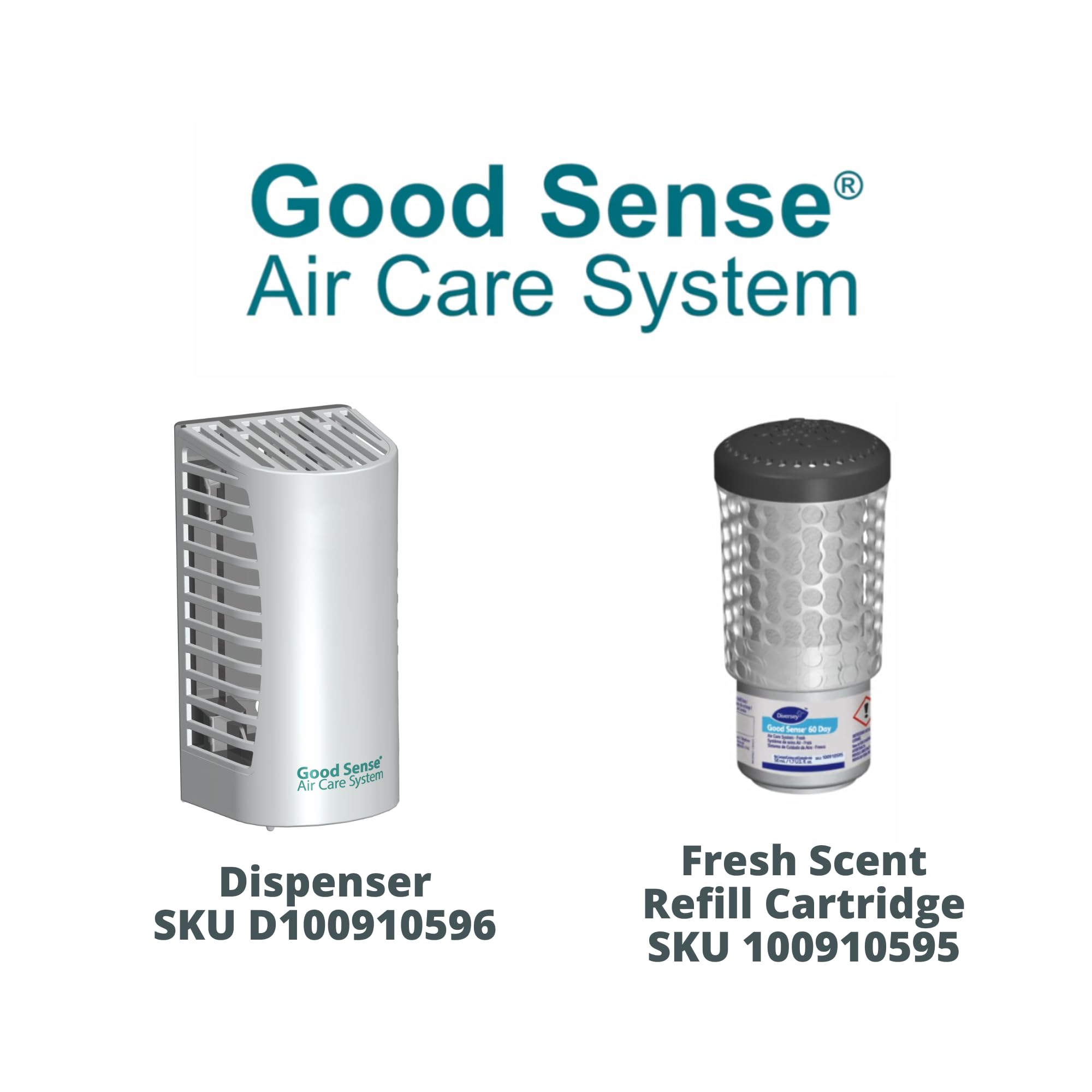 Diversey 100910595 Fresh Scent Air Freshener, 50mL (Pack of 6) - Eliminate Odors in Offices, Restrooms & Homes