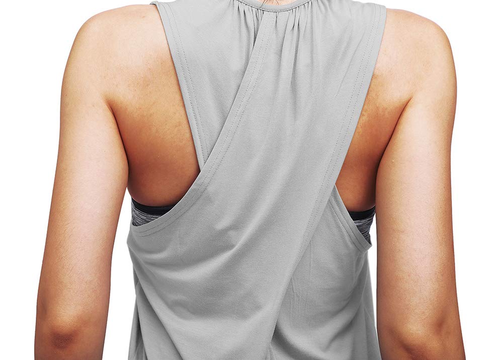 Mippo Women's Workout Tops - Breathable Yoga Shirts & Athletic Tank Tops for Gym, Running & Summer Fitness | Perfect for Yoga, HIIT & Outdoor Activities