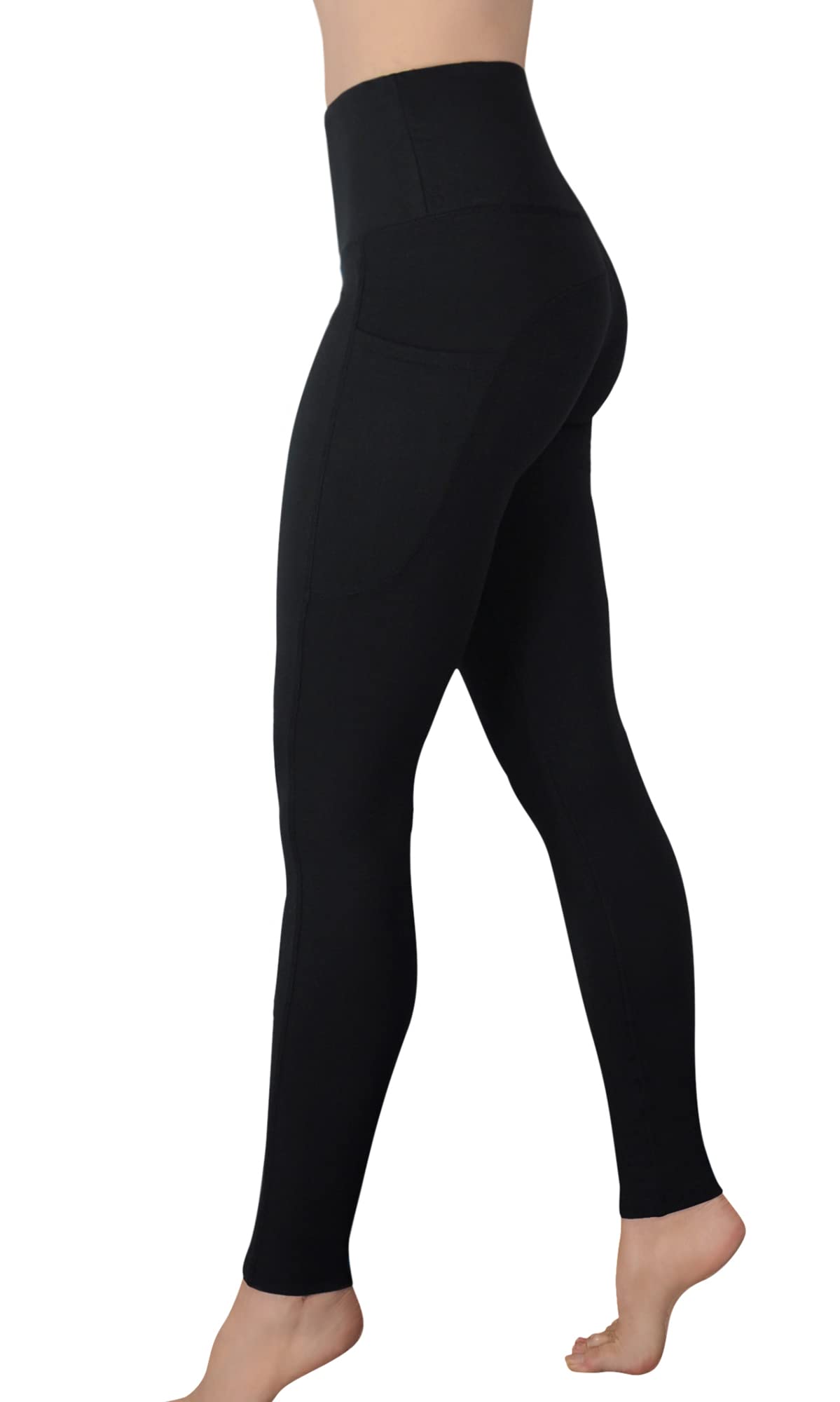 Comfy High Waisted Yoga Pants for Women with Side Pockets - Soft Lightweight Printed Workout Leggings | Perfect for Yoga, Gym, Running & Lounge Wear