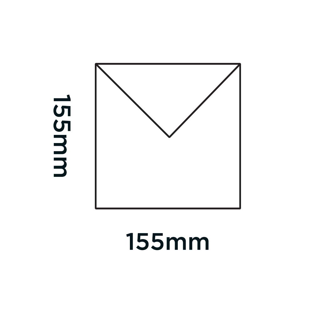 Premium 6x6 Inch 100 GSM Square Gummed Envelopes - 500 Pack (Red) for Wedding Invitations, Business Correspondence & Greeting Cards - Purely Everyday ENV4265