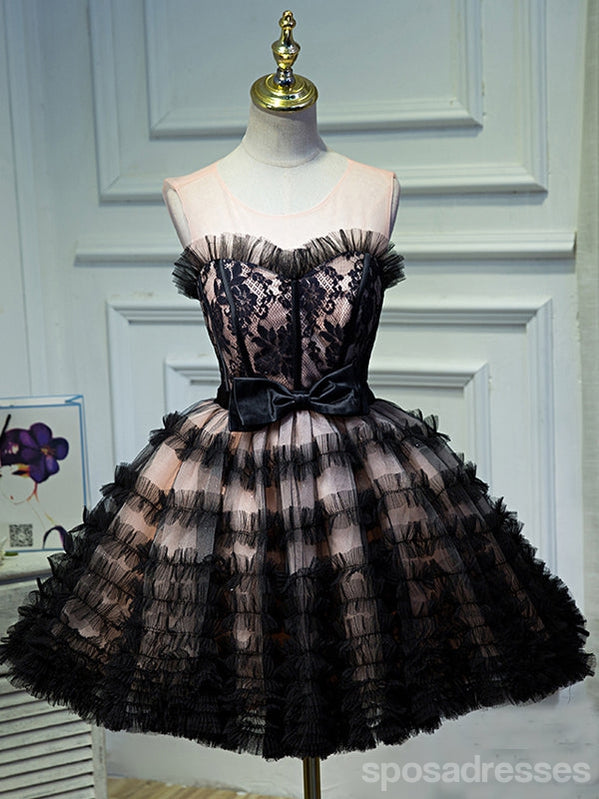 Elegant Black Sweetheart Neckline Short Homecoming Dress - Affordable Prom Dress for Teens - Style CM907 - Perfect for School Dances, Parties & Special Occasions