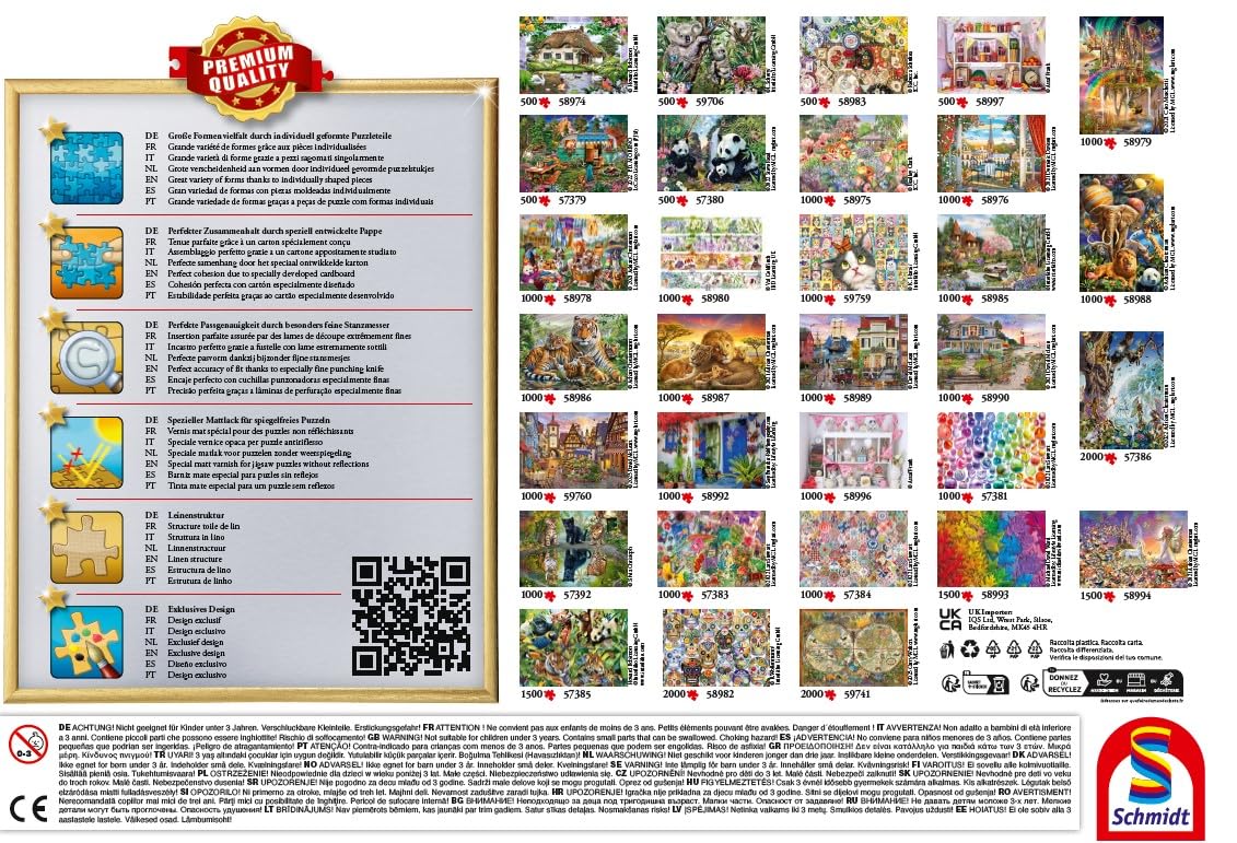 Schmidt The Seasons Tree Puzzle - 500 Piece Jigsaw Puzzle for Adults & Teens Ages 12+, Single Player Educational Puzzle - Perfect for Family Game Night, Classroom Activities & Stress Relief
