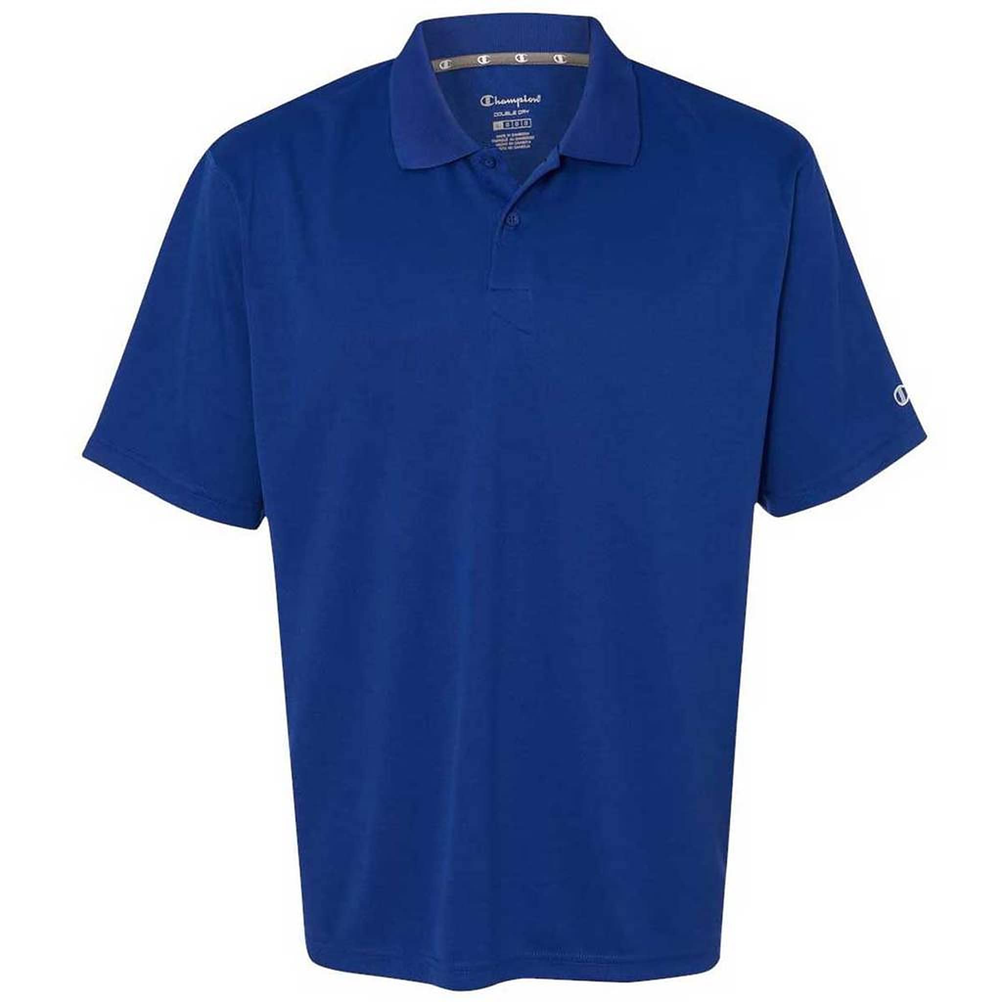 Champion Men's Performance Double Dry Moisture-Wicking Polo Shirt - Breathable Quick-Dry Golf & Casual Wear for Active Lifestyle