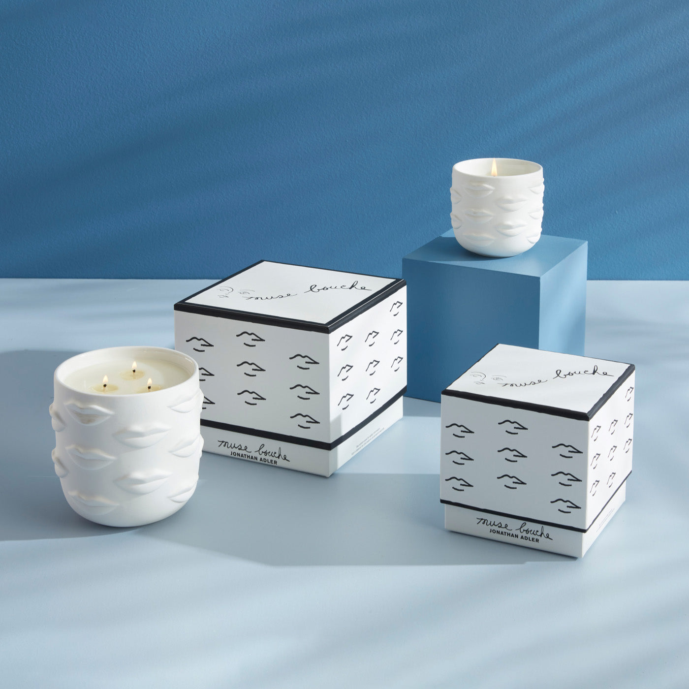 Muse Bouche Three Wick Scented Candle - Long Lasting Fragrance for Home, Office & Relaxation | Perfect for Aromatherapy, Gifts & Cozy Evenings