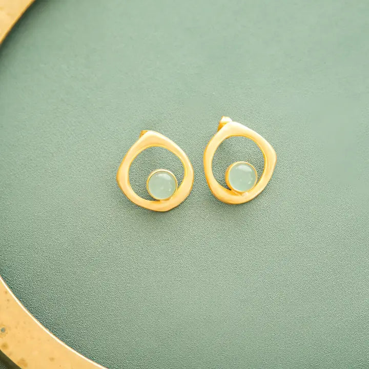 Tranquil Earrings for Women - Elegant Dainty Gold Hoop Earrings for Everyday Wear | Perfect for Work, Date Night & Special Occasions