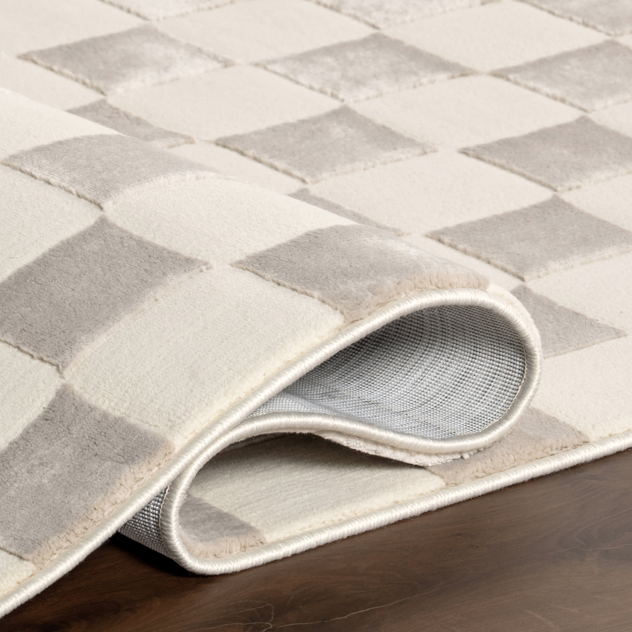 Soft Cape May Plush Washable Rug - Cream Color | Cozy & Durable for Living Room, Bedroom, Nursery | Easy to Clean Textured Area Rug