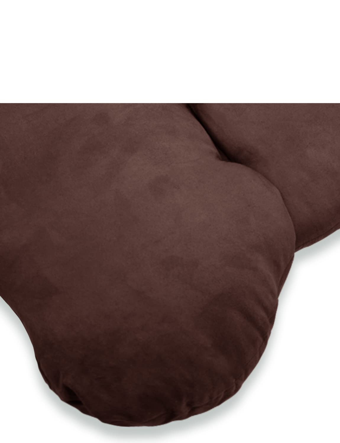 Premium Faux Suede Lumbar Support Cushion - Ergonomic Back Pain Relief Pillow for Office Chair, Car Seat & Home Use - Comfortable Coccyx Tailbone Cushion for Driving, Working & Relaxing