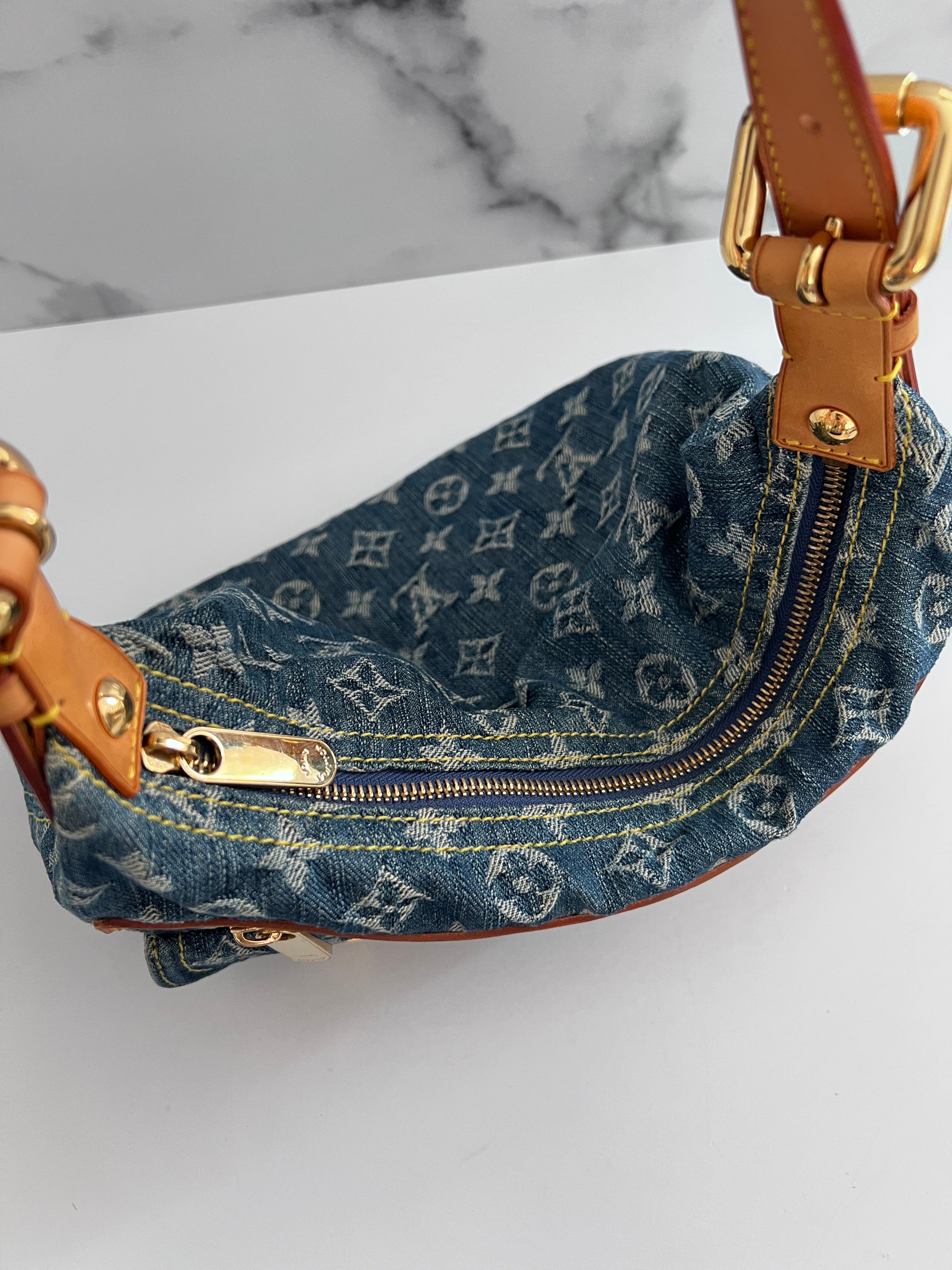 Authentic Louis Vuitton Blue Shoulder Bag - Small Crossbody Purse for Women | Perfect for Daily Use, Travel & Date Night