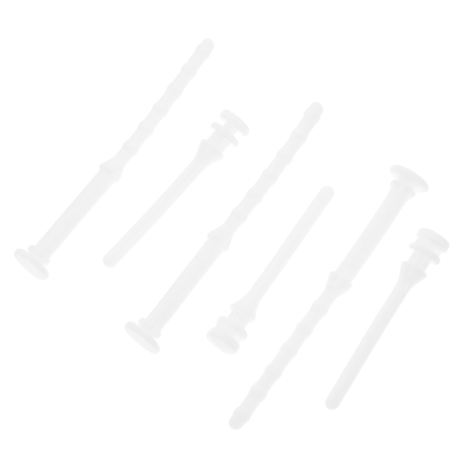 GLEAVI 40 Pcs Computer Case Glue Nails Rivets Kit - Black & White Fan Mounting Screws for PC Case, Noise Absorption Silicone Rubber Pins - Perfect for DIY Computer Builds, Case Fan Installation and PC Upgrades