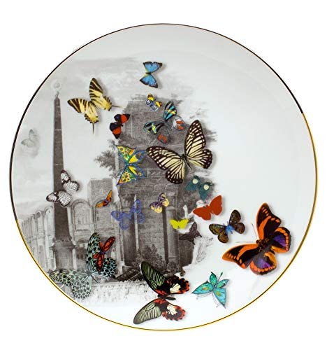 Vista Alegre Porcelain Forum Set of 2 Dessert Plates - Elegant Fine China for Cakes, Pastries & Desserts - Perfect for Dinner Parties, Tea Time & Special Occasions