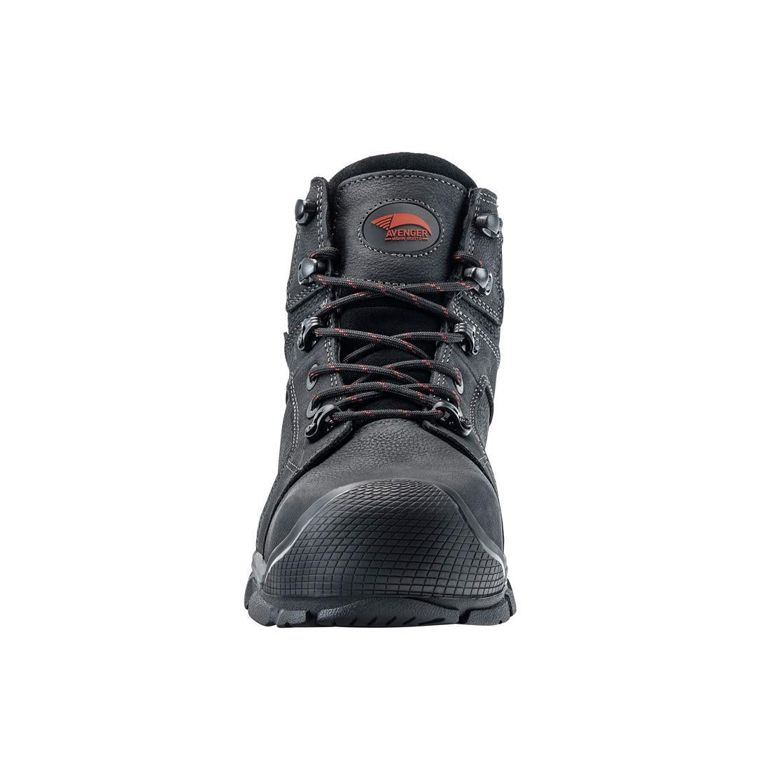 Ripsaw Puncture Resistant Steel Toe Work Boots for Men - Black Safety Shoes for Construction, Warehouse & Outdoor Work