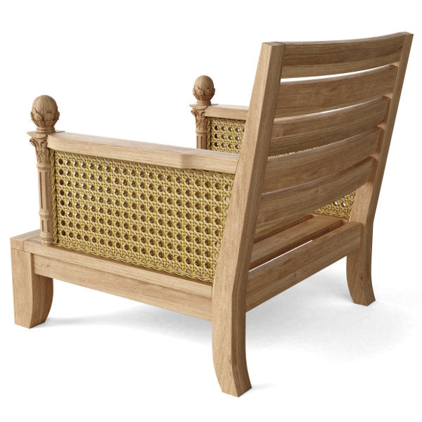 Premium Luxe Deep Seating Armchair - Modern Comfortable Lounge Chair for Living Room, Patio & Outdoor Relaxation - Perfect for Home Decor & Cozy Reading Nook