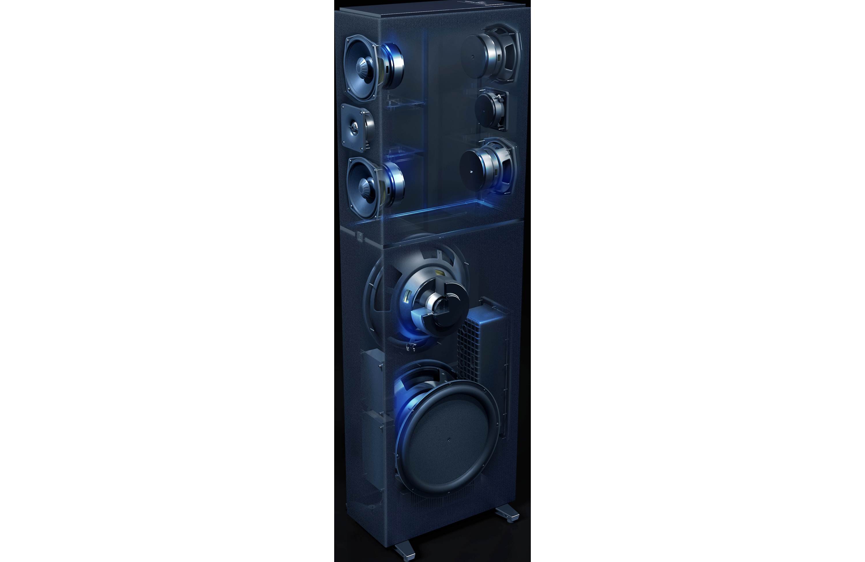 Definitive Technology Dymension DM80 Flagship Bipolar Tower Speaker with Built-in 12