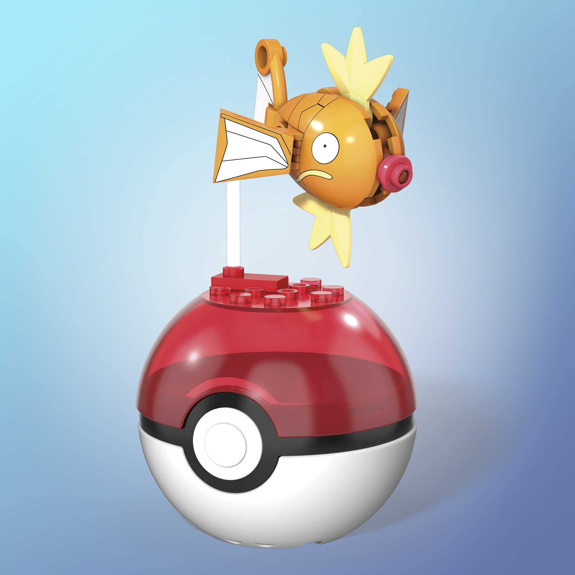 Mega Construx Pokemon Magikarp Building Toy Set - Kids Construction Kit for Creative Play | Perfect Gift for Pokemon Fans & STEM Learning Activities