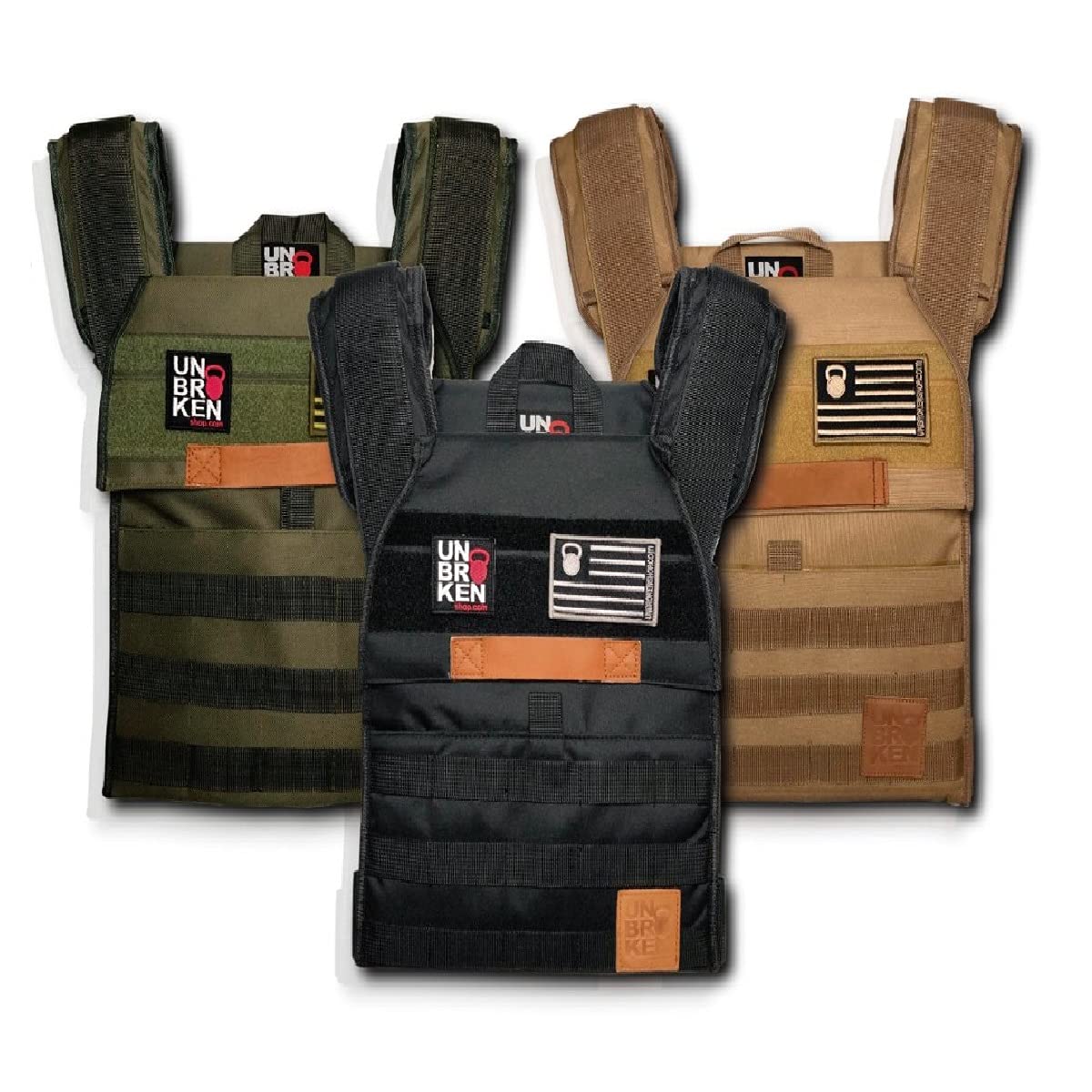 Dresmannst WOD Weight Vest with Sand Plates - Ergonomic & Durable Weighted Vest for CrossFit, Running, Strength Training - Adjustable for Men & Women - Perfect for Gym Workouts, Outdoor Fitness & Military Training (Blue Camo)