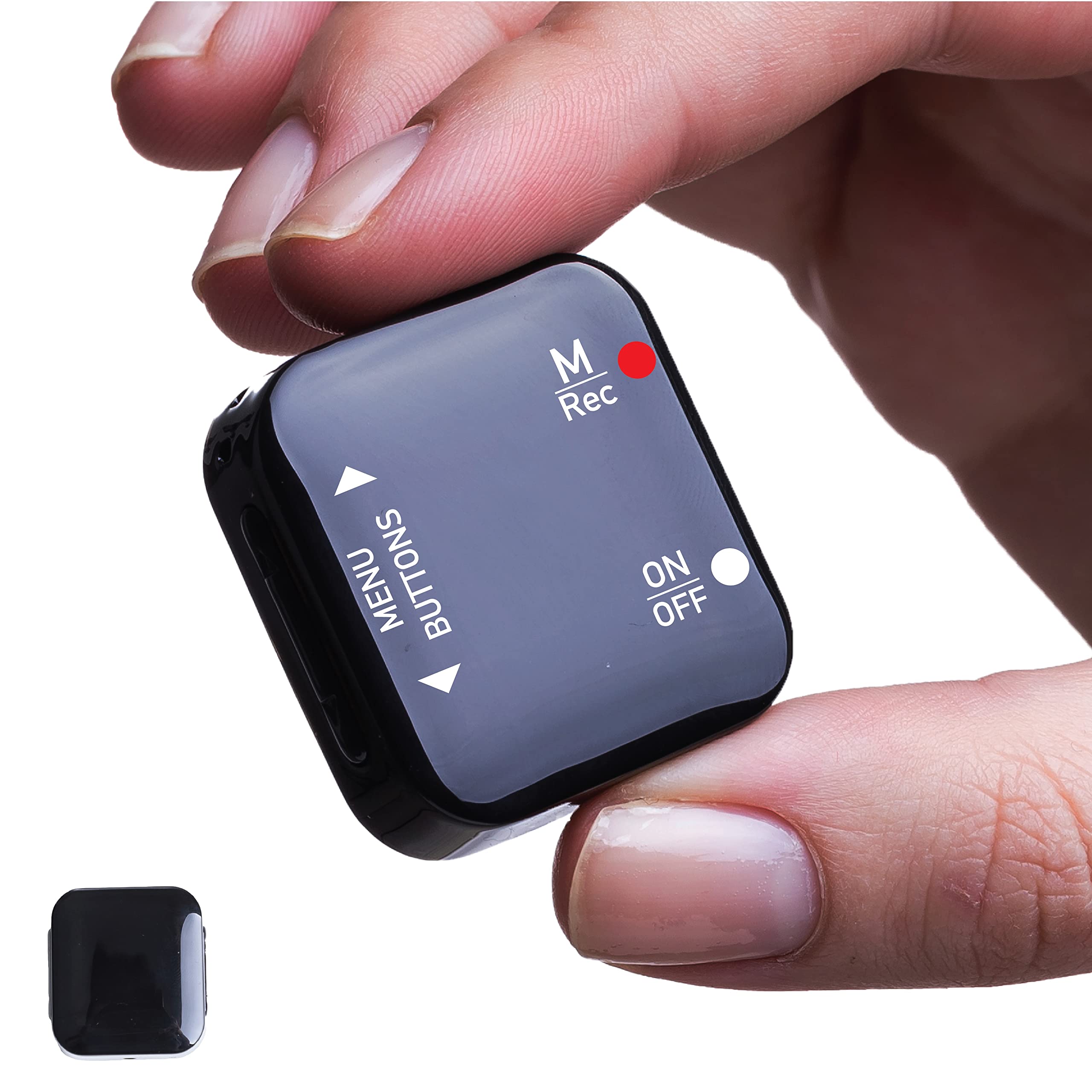 Mini Voice Activated Recorder with 572 Hours Recording Capacity & Password Protection - Compact Display for Easy Settings - Perfect for Lectures, Meetings, and Secret Audio Recording