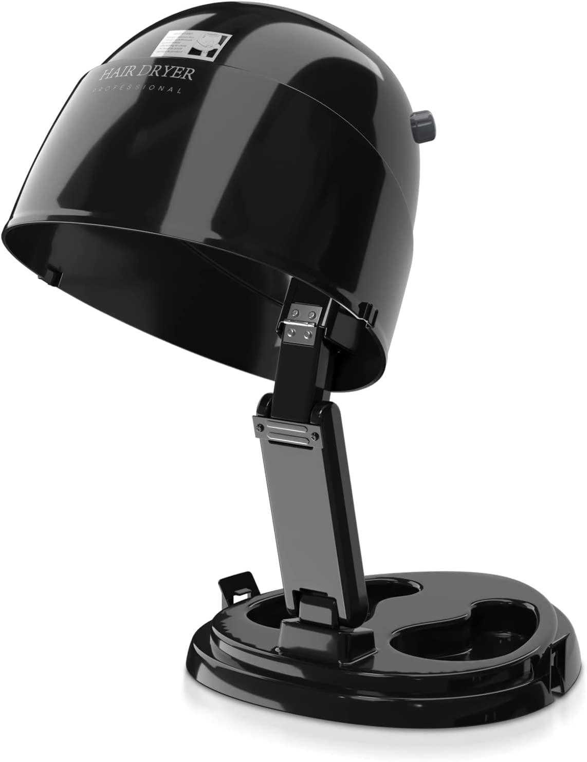 1875W Professional Bonnet Hair Dryer with 3 Heat Settings & Ceramic Tourmaline Technology - Portable Salon & Home Hair Dryer for Women - Perfect for Curly Hair, Deep Conditioning & At-Home Styling