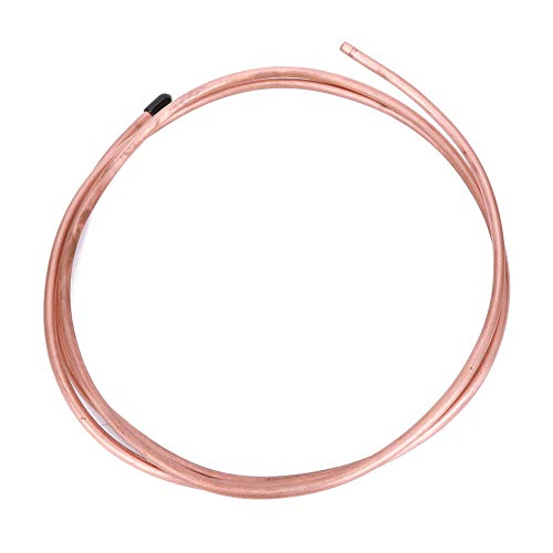 Soft C1100 Copper Tube - 6mm OD 4.8mm ID Bendable Oxidation Resistant Refrigerator Pipe for HVAC, Plumbing & DIY Projects