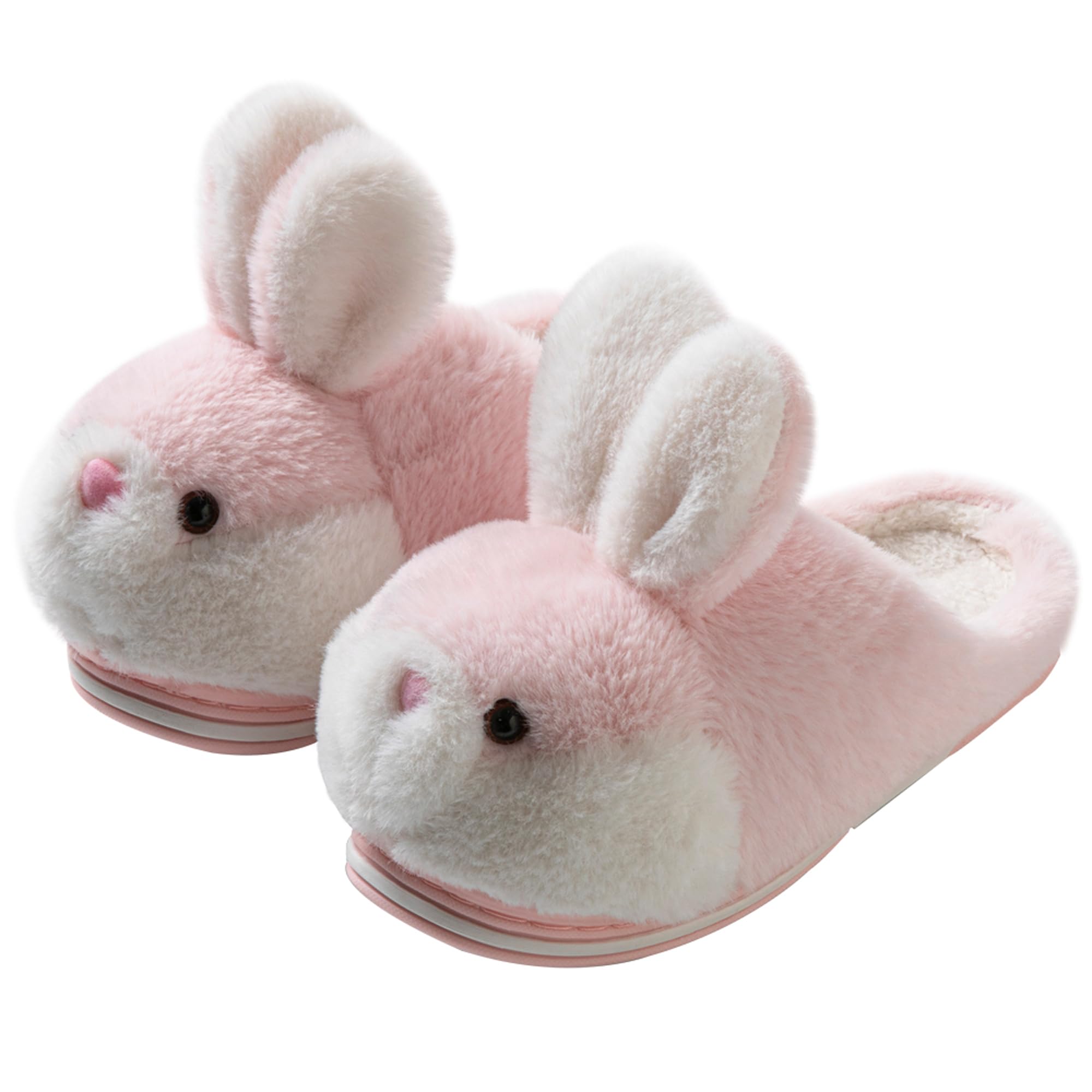 LANFIRE Women's Fuzzy Rabbit Slippers - Cozy Plush House Shoes for Winter, Soft Warm Indoor Slippers with Cute Animal Design | Perfect for Home, Lounge & Gift Giving