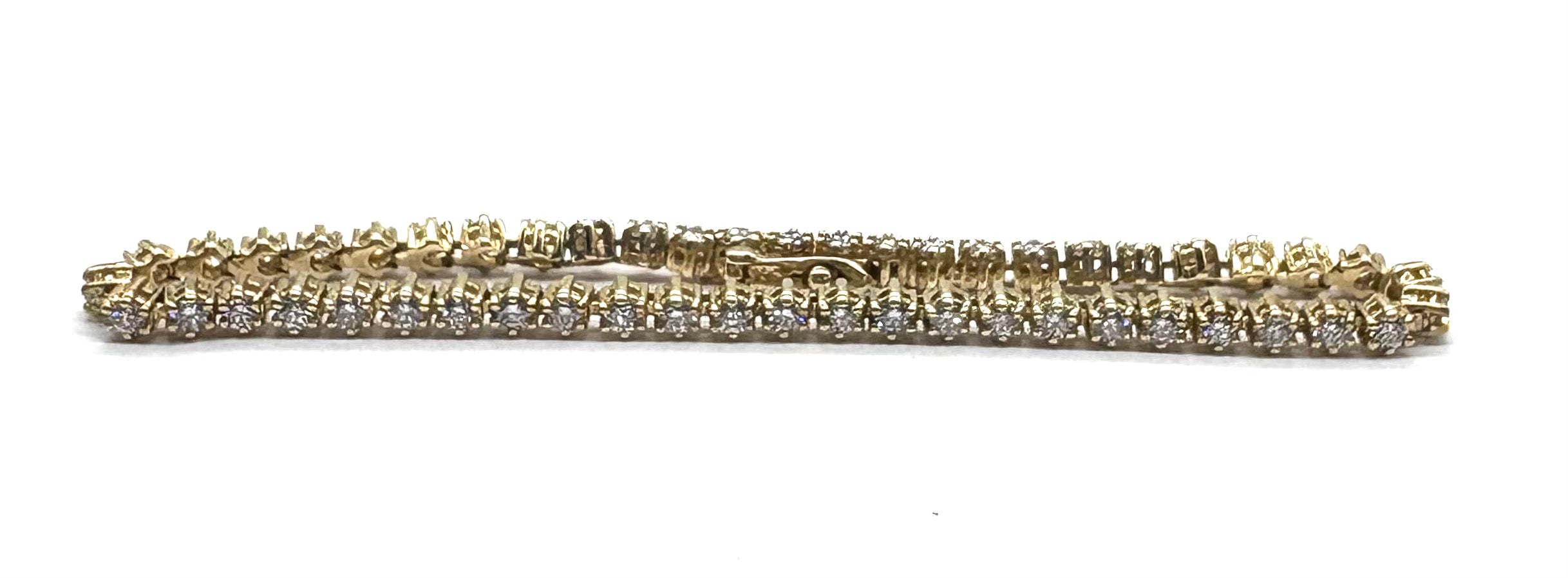 14K Gold Diamond Tennis Bracelet for Women - Elegant & Durable Jewelry Gift for Anniversary, Wedding & Special Occasions