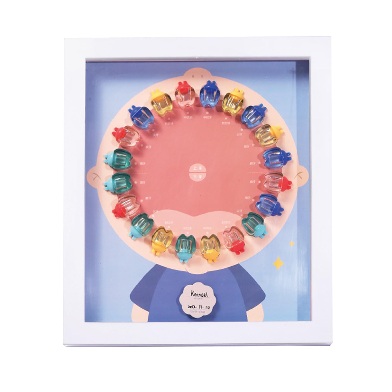 Kids Tooth Storage Box - Transparent Crystal Tooth Holder & Display Case for Lost Teeth Collection - Perfect for Boys & Girls - Great for Tooth Fairy Gifts & Childhood Keepsakes
