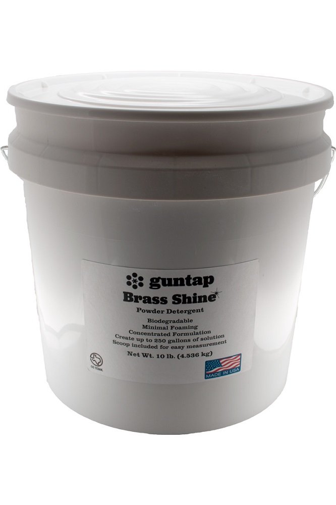 Brass Shine Powder Detergent - 10 Pound Pail | Heavy-Duty Metal Cleaner & Polish for Brass, Copper & Bronze | Ideal for Jewelry, Instruments & Antique Restoration