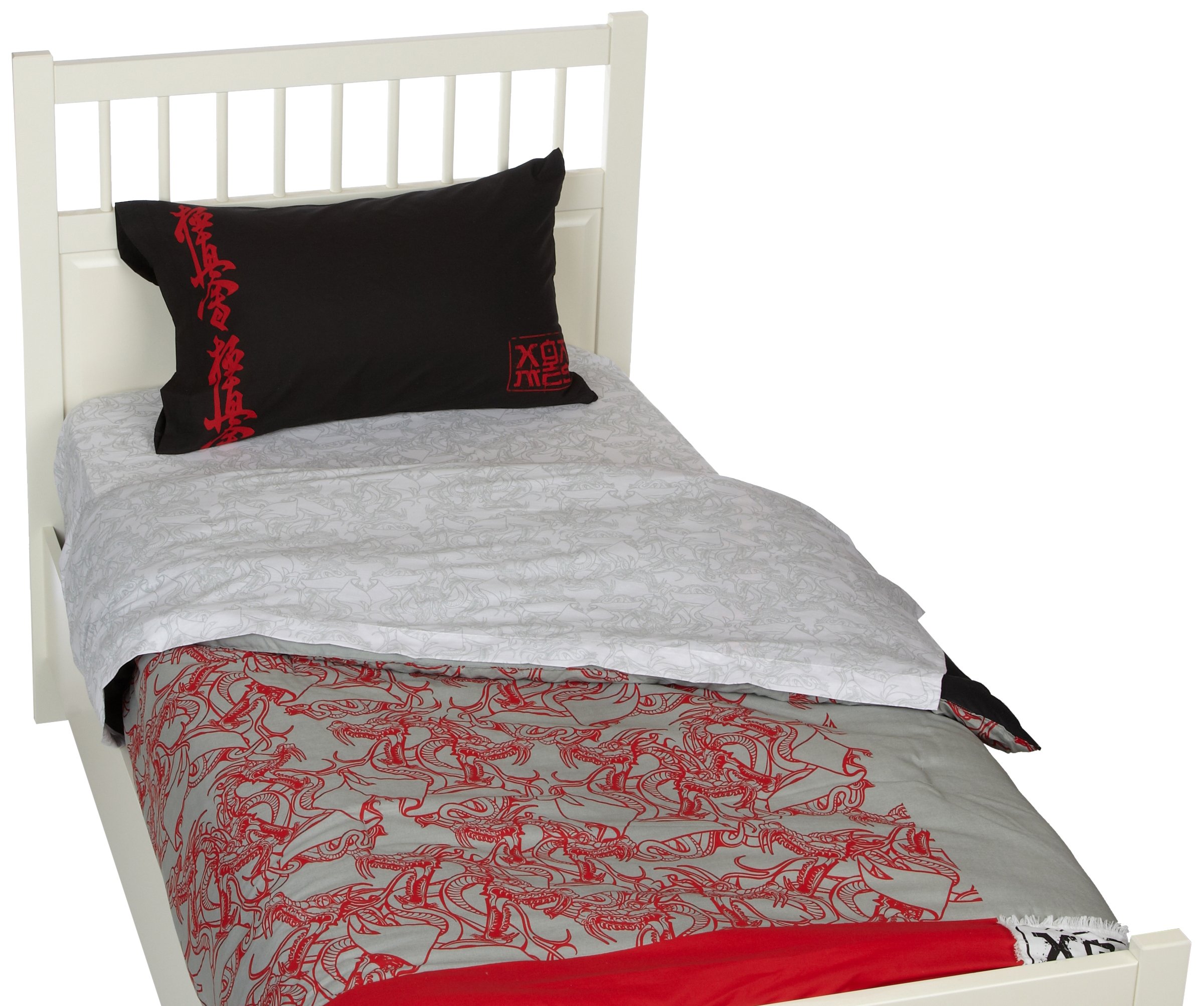 X-Games Dragon Bed Sheet Set - Premium Soft Microfiber Bedding for Kids & Teens - Durable, Breathable & Easy Care - Perfect for Gaming Rooms, Dorm Rooms & Themed Bedrooms