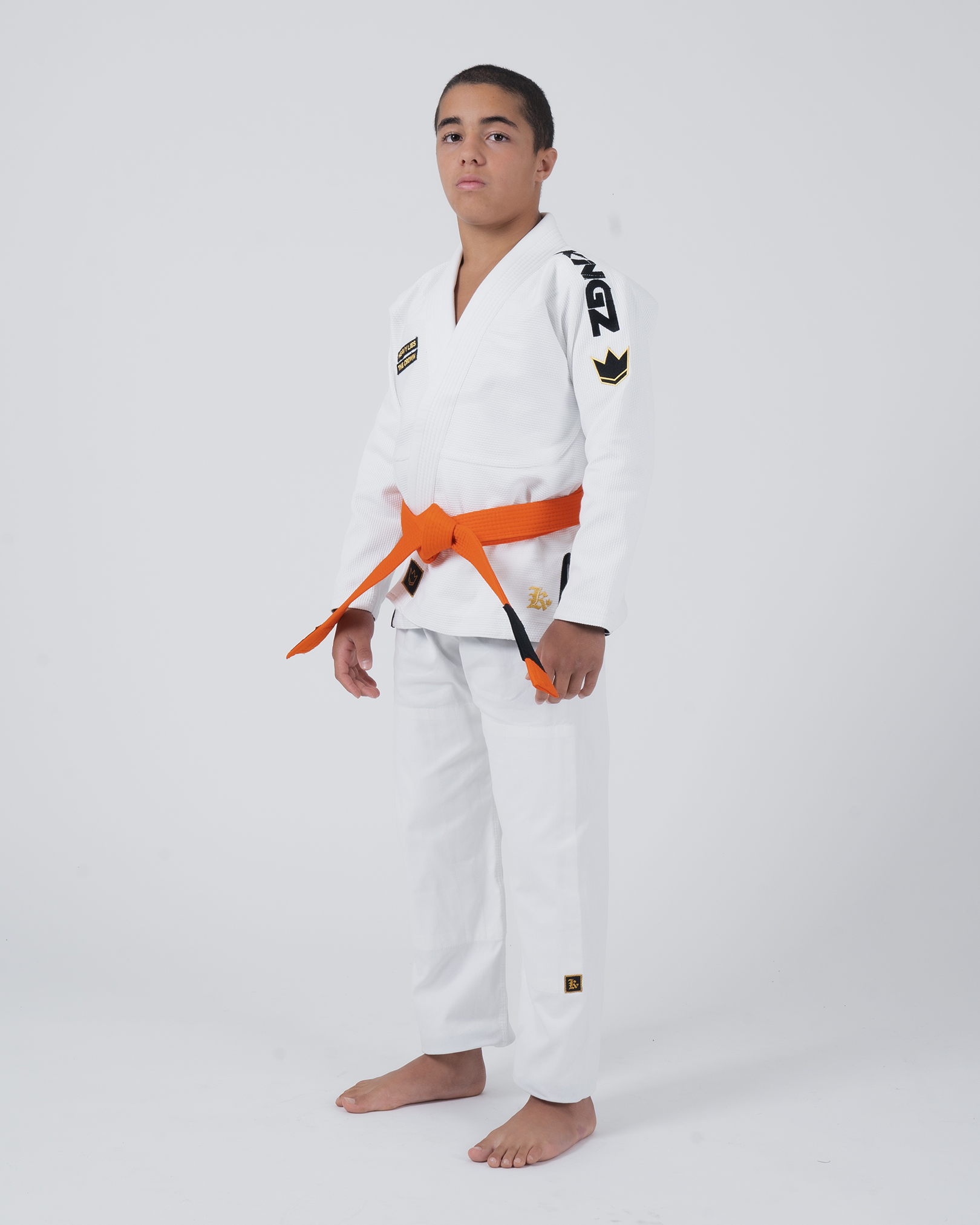 Comp V6 Youth Jiu Jitsu Gi - White | Premium BJJ Uniform for Kids & Teens | Perfect for Training & Competitions