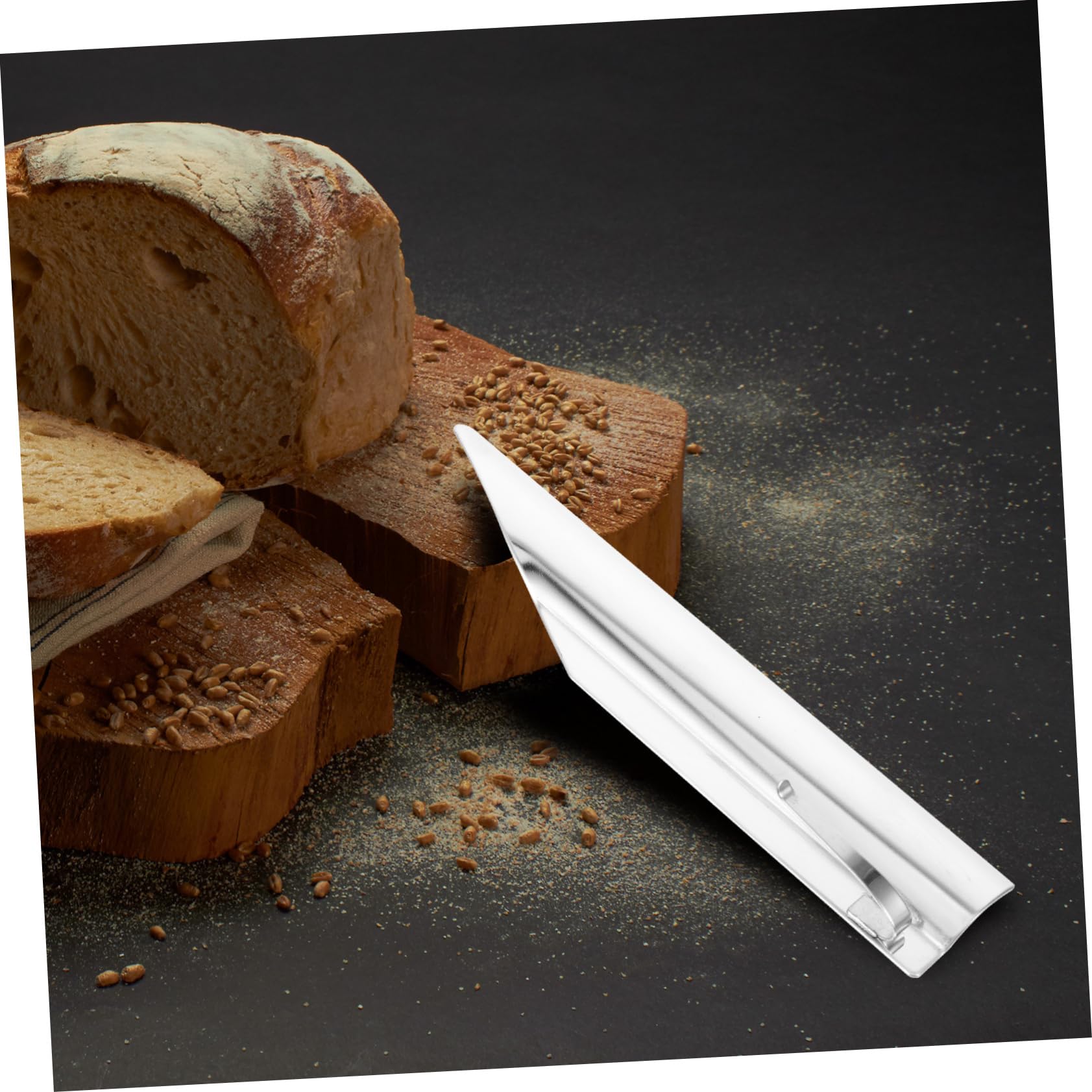 Portable Stainless Steel Kitchen Crumb Sweeper - Efficient Tabletop Cleaner for Crumbs, Food Particles & Messes - Perfect for Dining Tables, Countertops & Office Desks