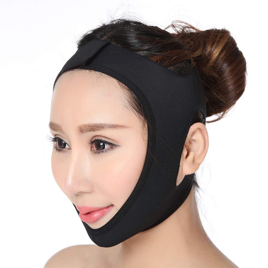 Thin Face Belt - V Face Shaper, Breathable Sleep Face Bandage for Double Chin Lift & Anti-Wrinkle | Slimming Face Mask for Overnight Use, Beauty & Skincare Routine