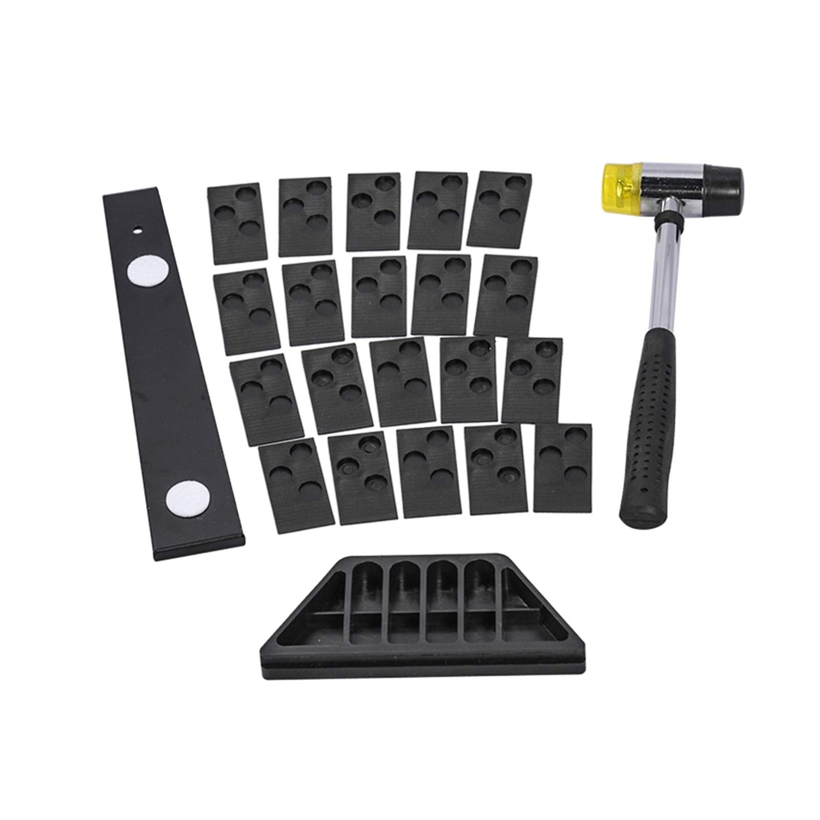 DIY Wood Flooring Installation Kit - Laminate Flooring Tools Set with Mallet & Spacers for Home Improvement Projects | Perfect for Hardwood, Engineered Wood & Vinyl Plank Flooring Installation